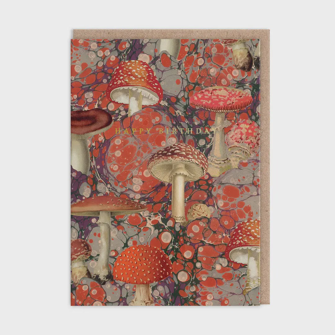 Marble Fungi Card