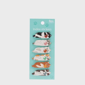 Cats Index Stickers