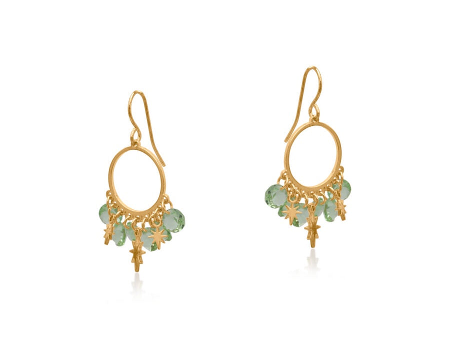 Penelope Earrings - Matcha Green