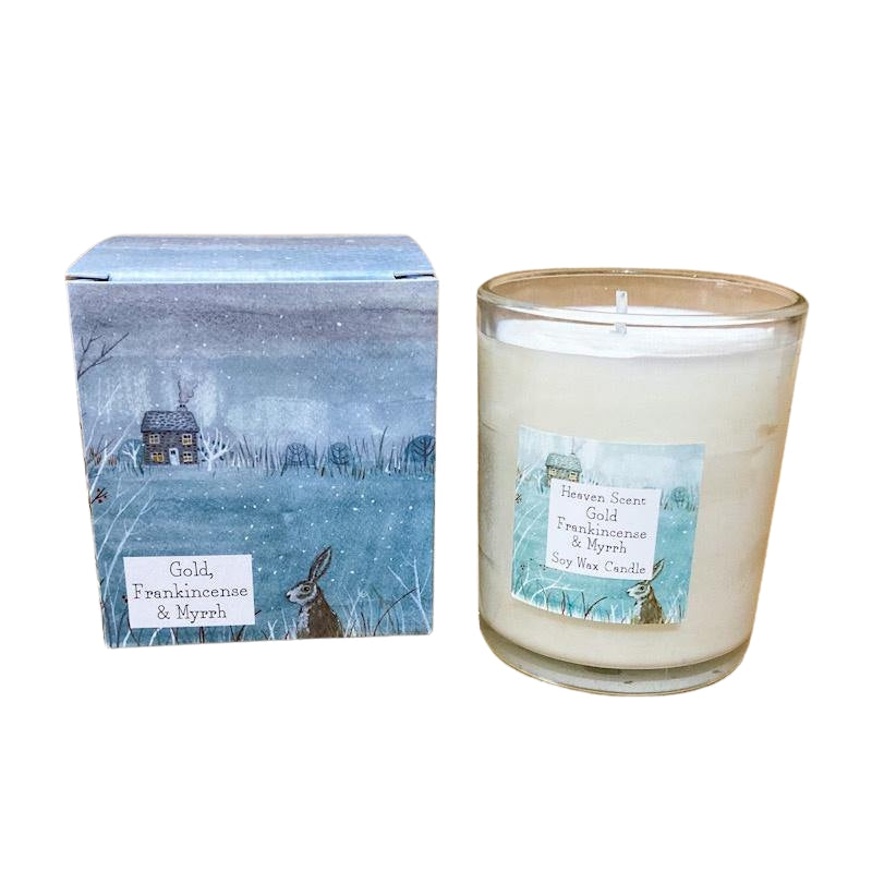 Gold, Frankincense & Myrrh Winter Range Soy Wax Candle - 20cl