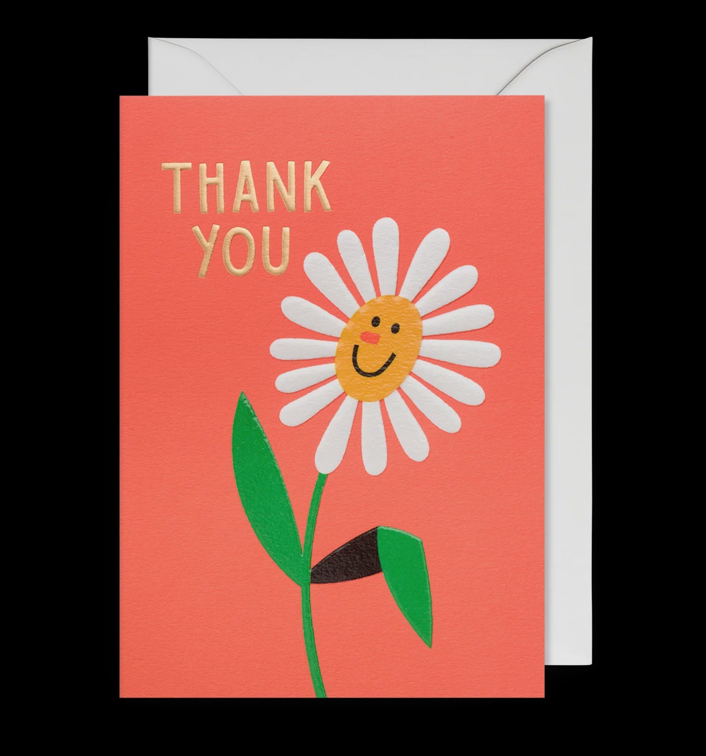 Thank You Happy Flower Card