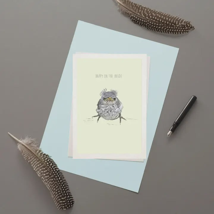 Happy on the Inside Card