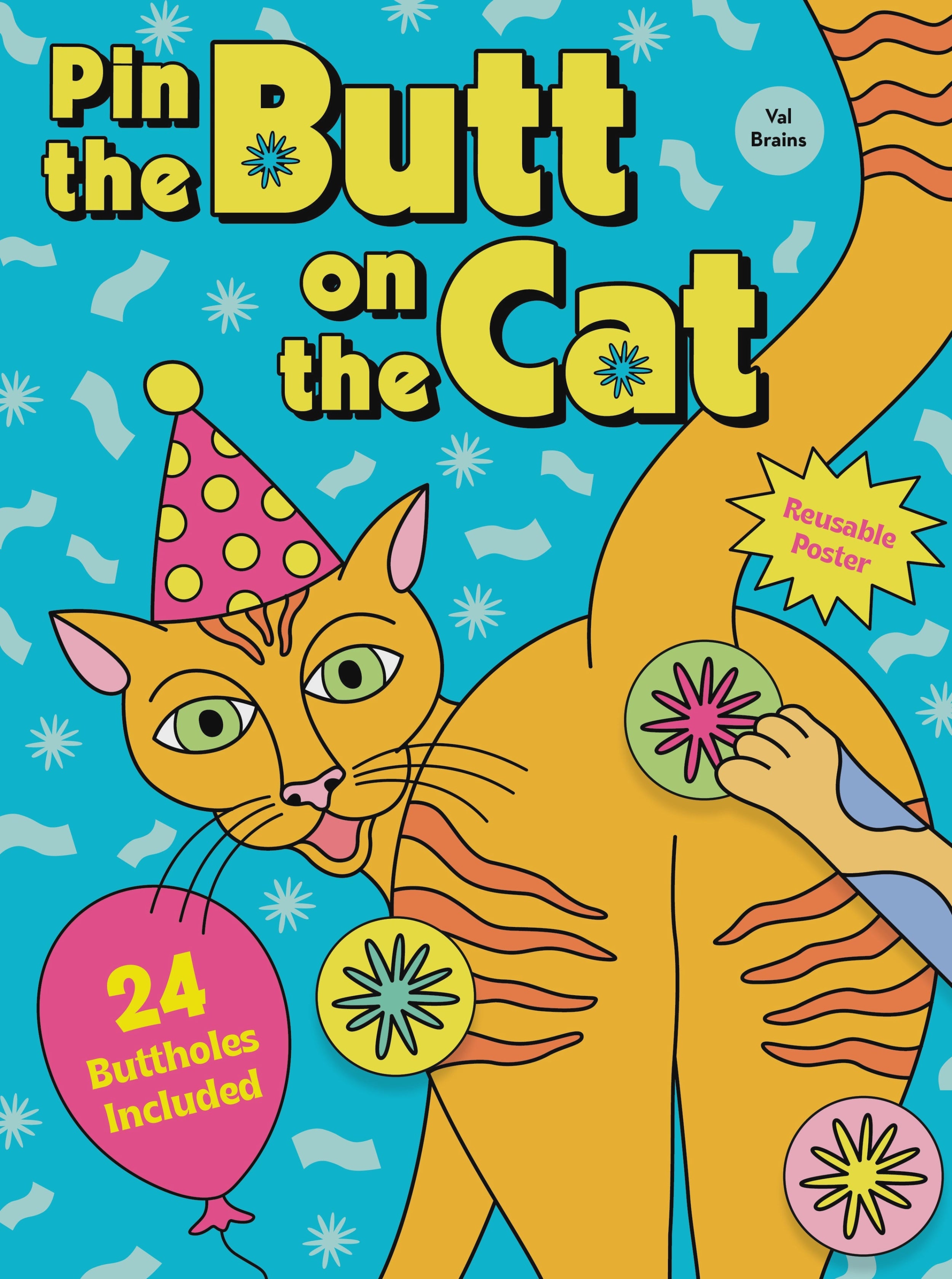 Pin The Butt On The Cat Game