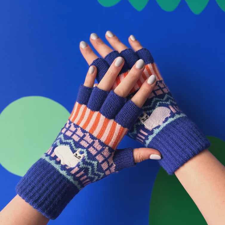 Catnip Fingerless Gloves