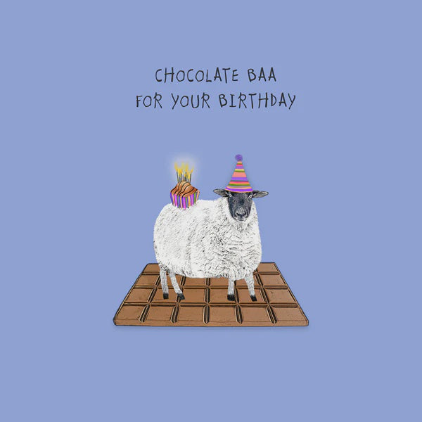 Chocolate Baa Card