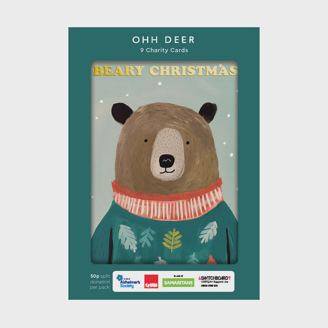 Charity Card Set - Festive Bears