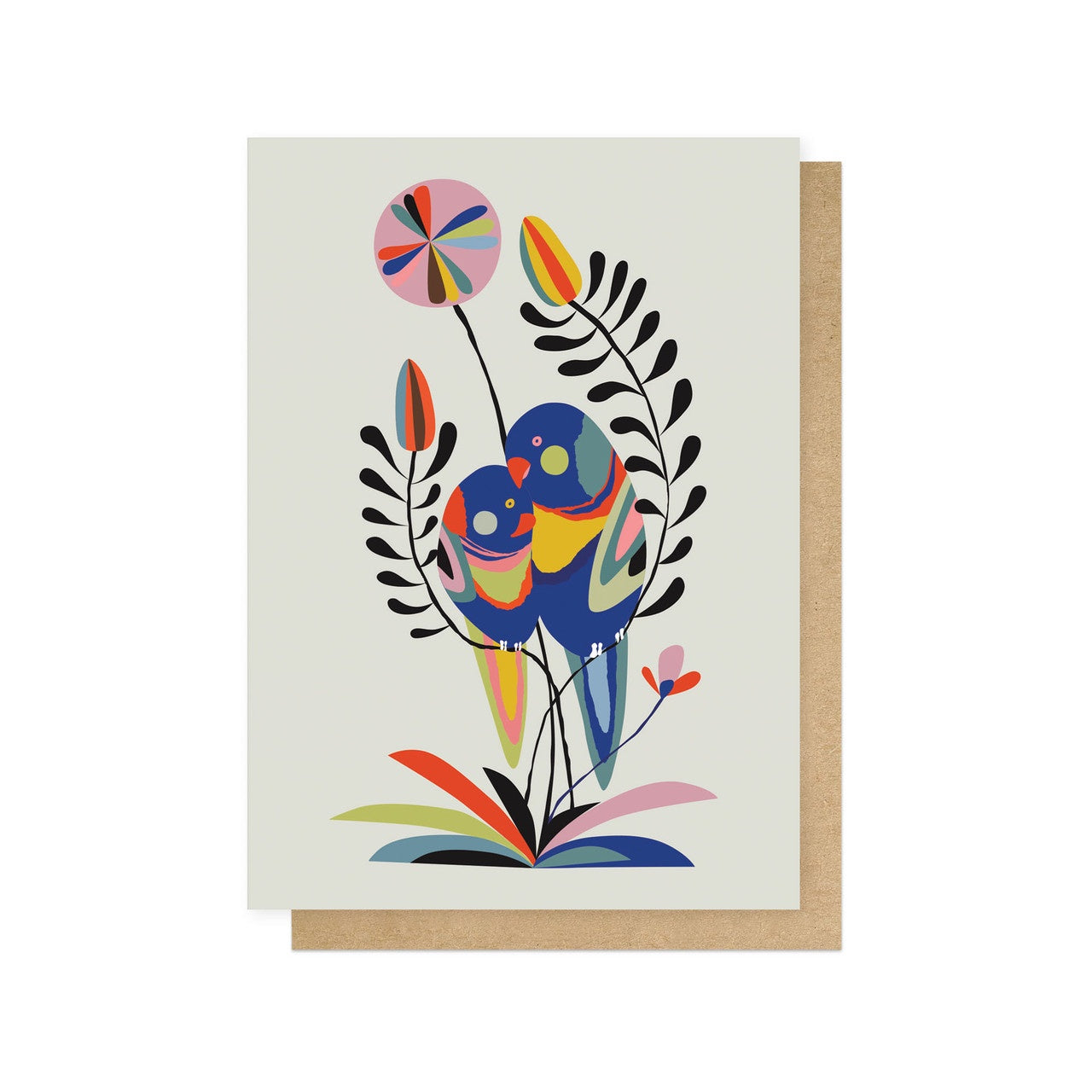 Rainbow Lorikeets Card
