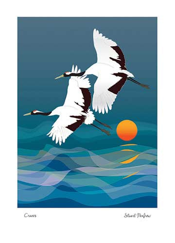 Cranes Card
