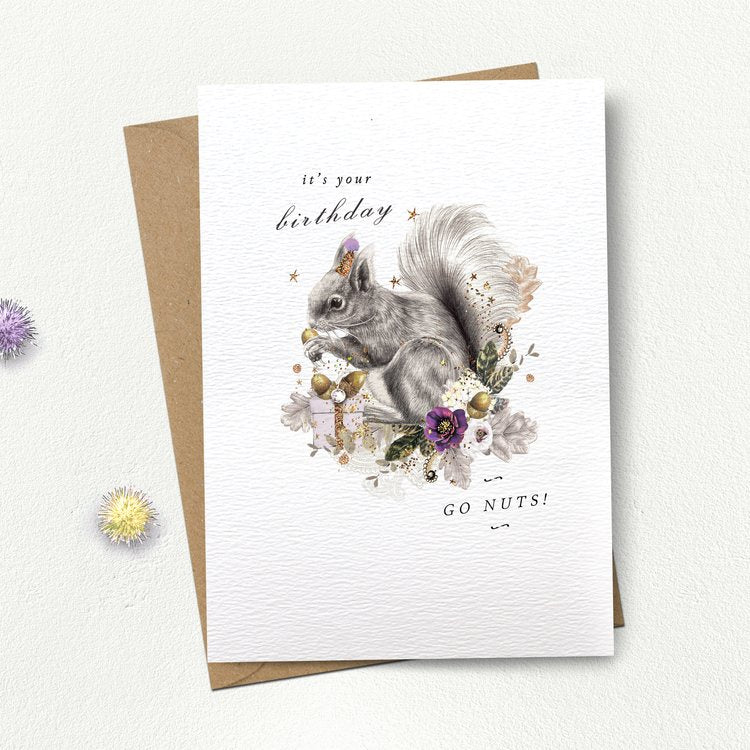 Squirrel Nuts Card