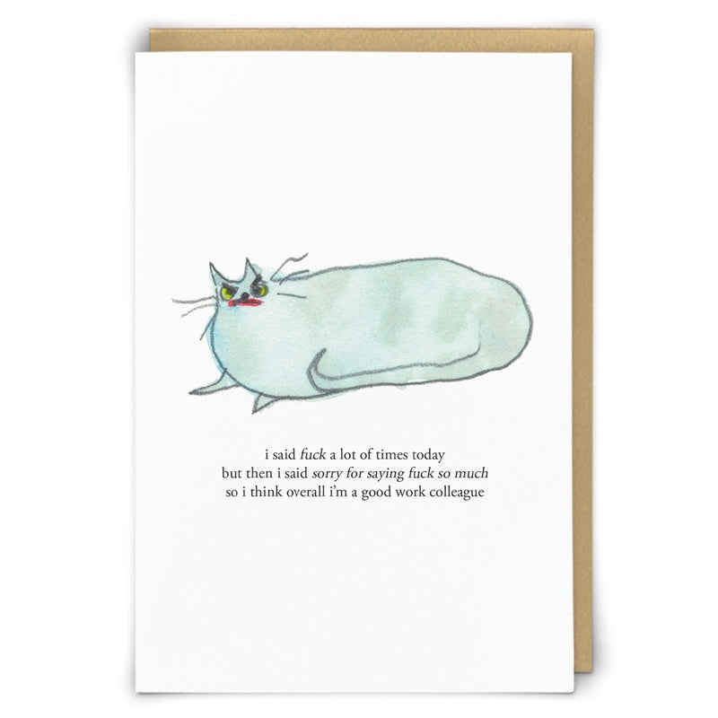 Good Work Colleague Card