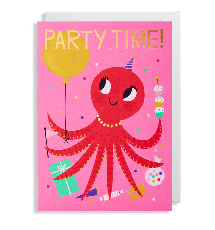 Party Time Octopus Card