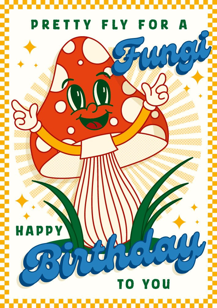 Fungi B-day Card