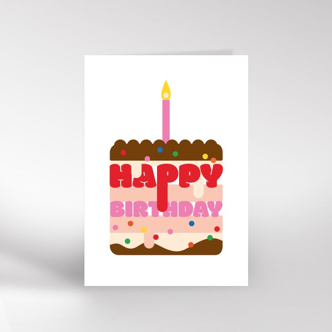 Sprinkles Cake Card