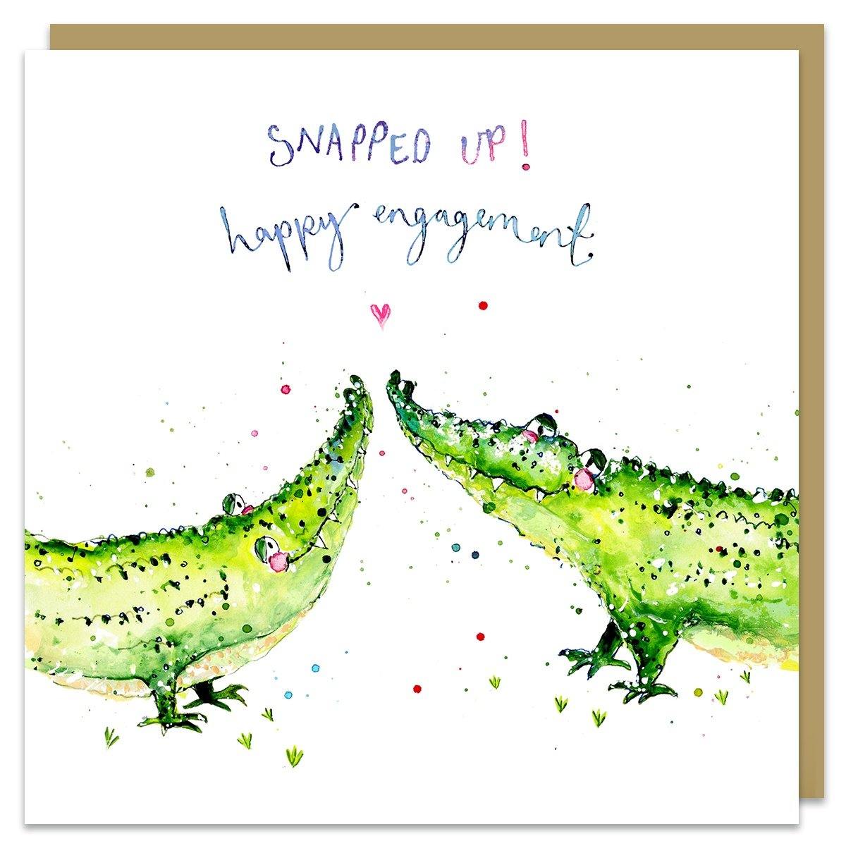Snapped Up Engagement Card - Pretty Shiny Shop