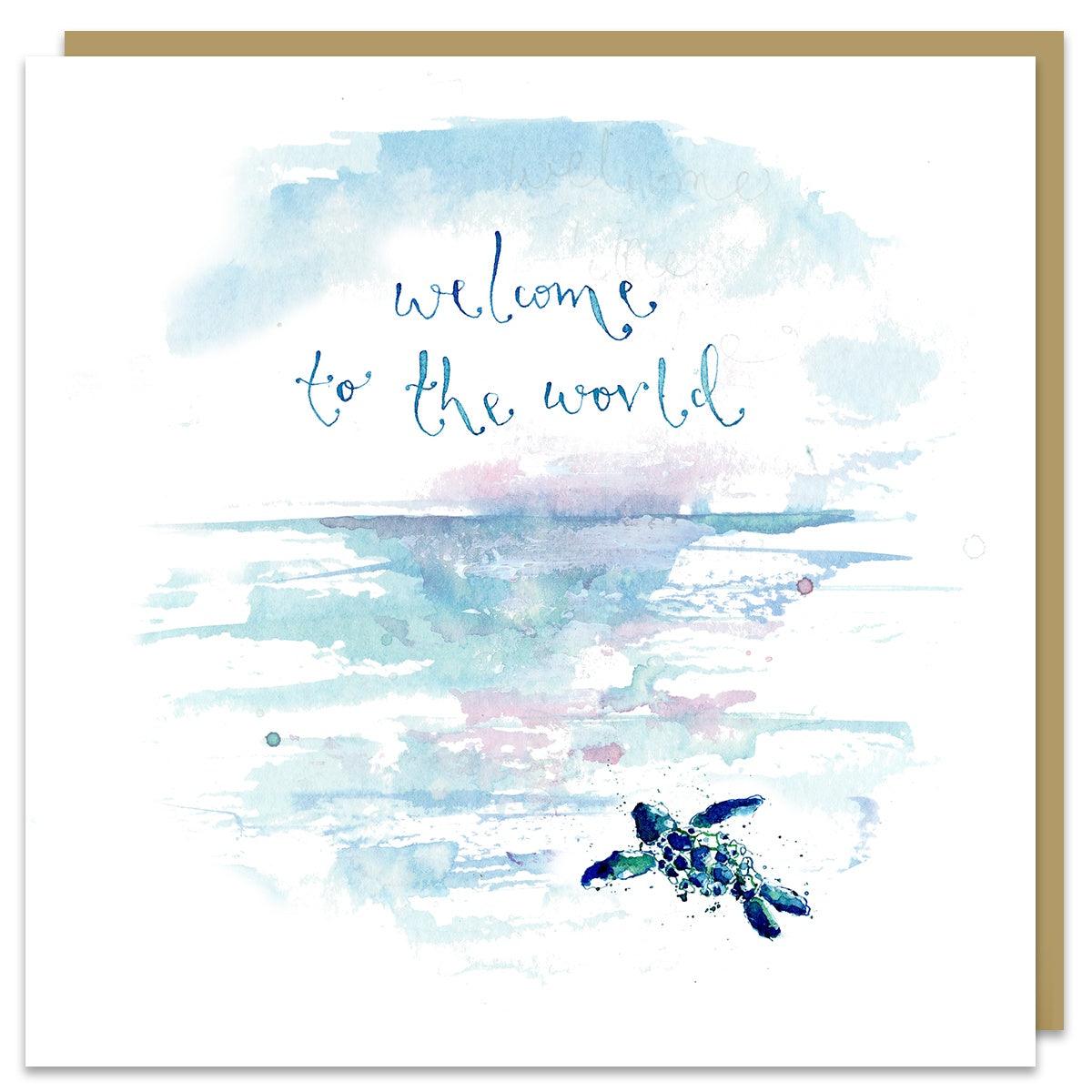 Turtle New Baby Card - Pretty Shiny Shop