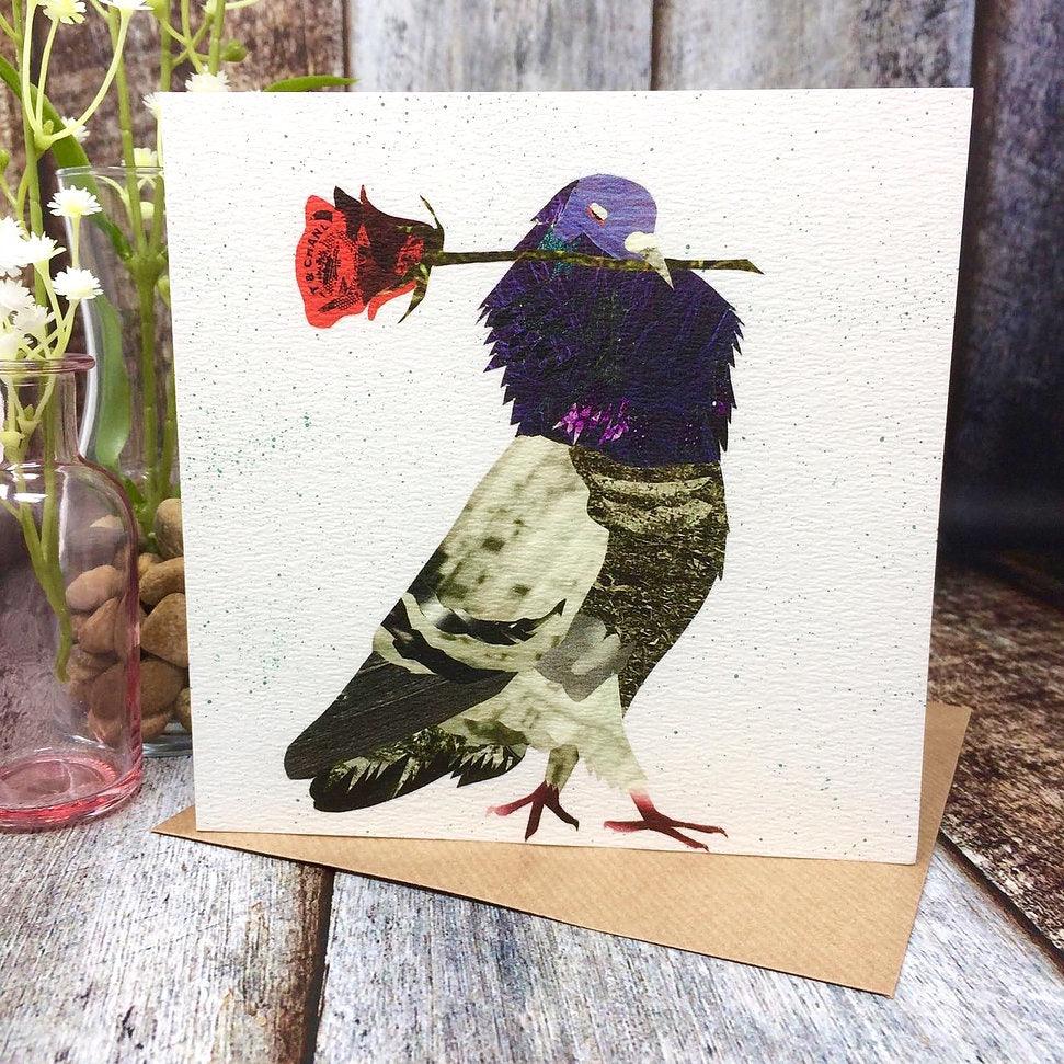 Pigeon Lover Card - Pretty Shiny Shop