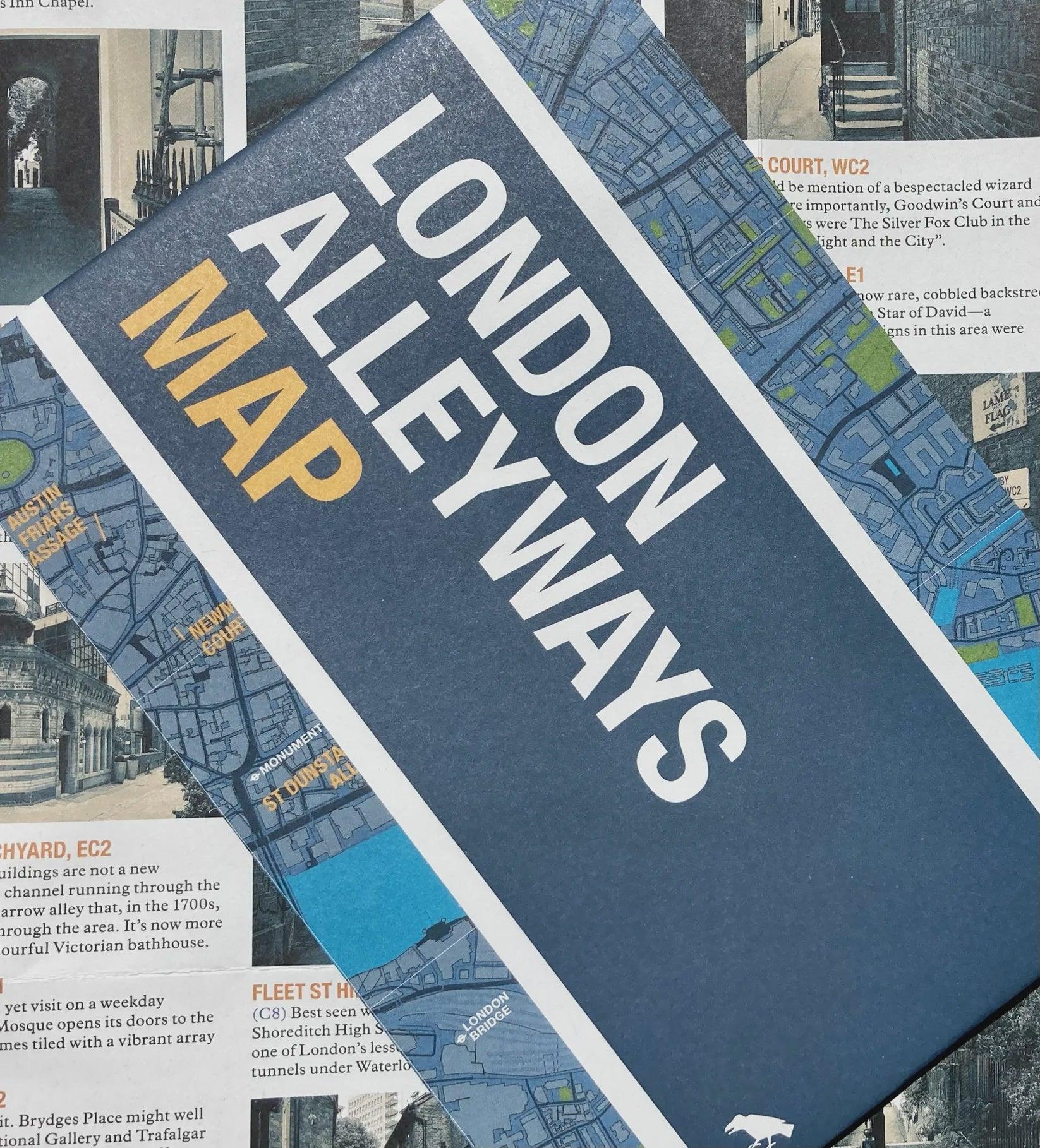 London Alleyways Map - Pretty Shiny Shop