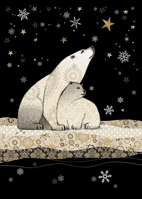Polar Bears Card - Pretty Shiny Shop