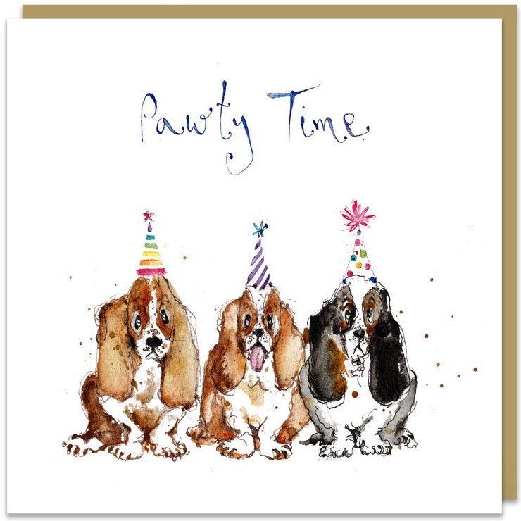 Pawty Time Card - Pretty Shiny Shop
