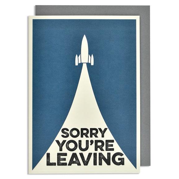 Leaving Rocket Card - Pretty Shiny Shop
