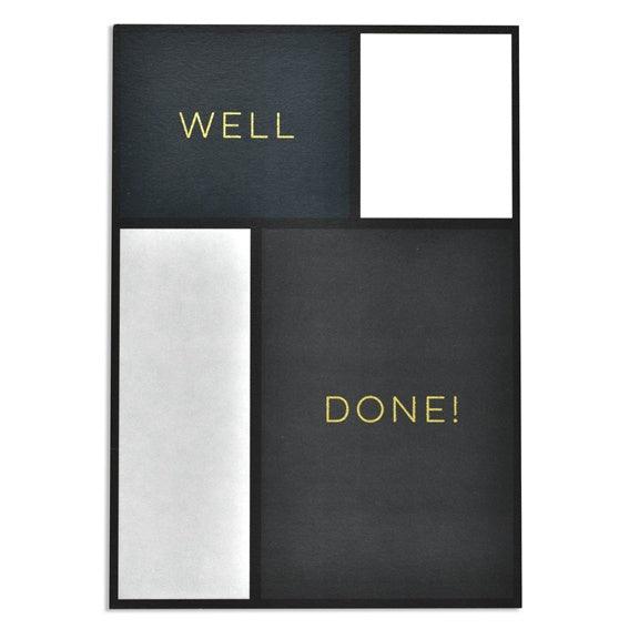 Well  Done Blocks Card - Pretty Shiny Shop