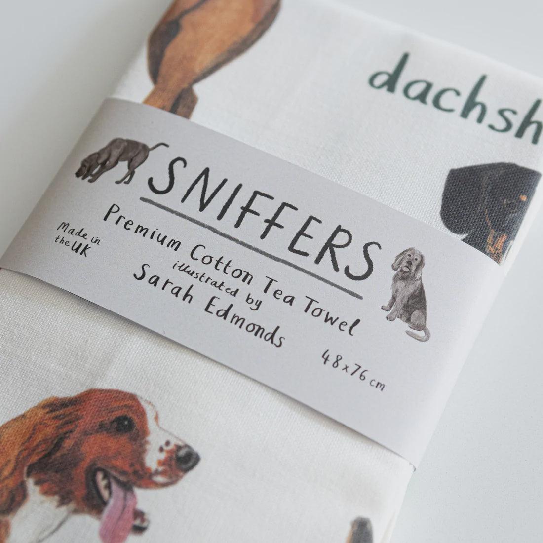 Sniffers Tea Towel - Pretty Shiny Shop