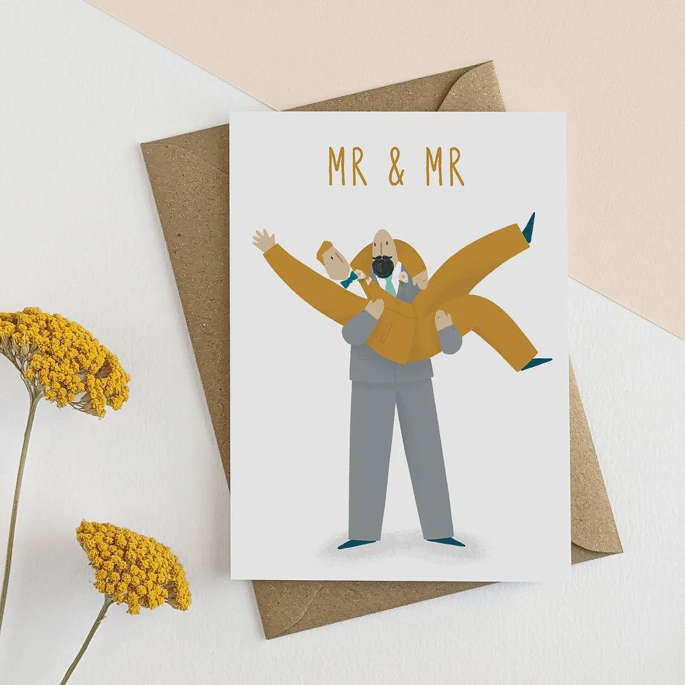 Wedding Grooms Card - Pretty Shiny Shop