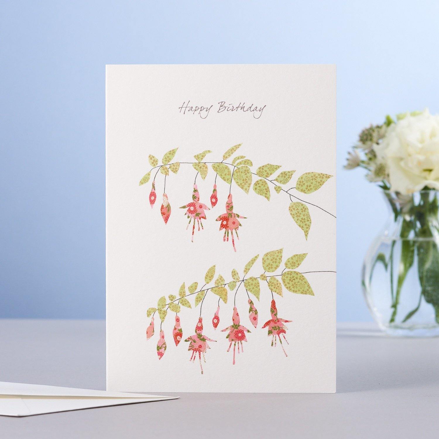 Fuchsia HB Card - Pretty Shiny Shop